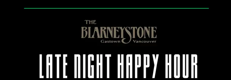 Late Night Happy Hour Sunday-Wednesday