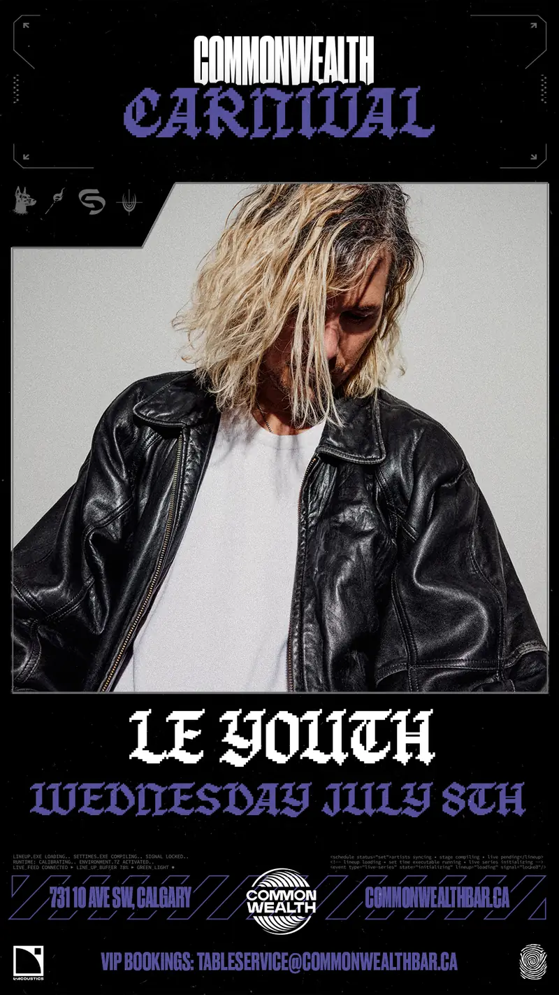 Le Youth (Pres. by Commonwealth Carnival) at Commonwealth Bar & Stage