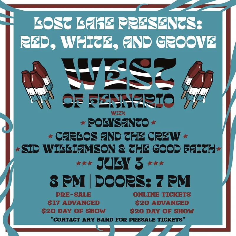 West of Fennario à Lost Lake Lounge