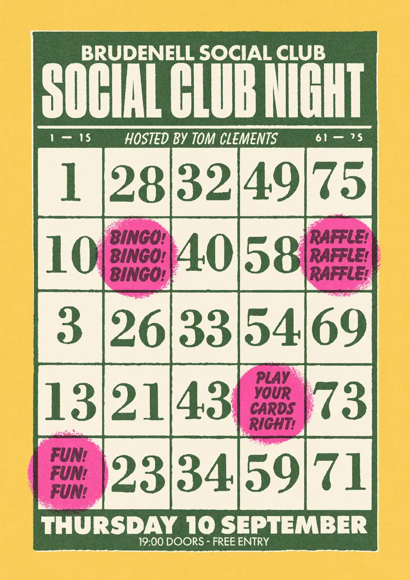 Social Club Night en Brudenell Social Club