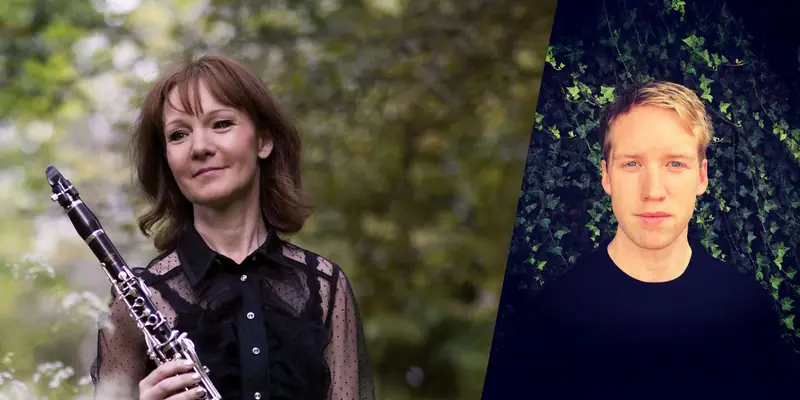 Emma Johnson and Gregory Drott at Queen's Hall Arts Centre