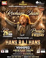 Hans Raj Hans Live in Concert Winnipeg à Jubilee Place