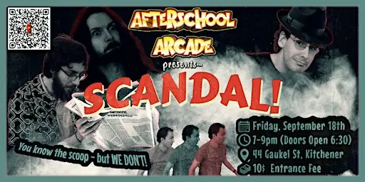 Scandal!: A Noir Thriller Improv Show! at ArtsBuild Ontario