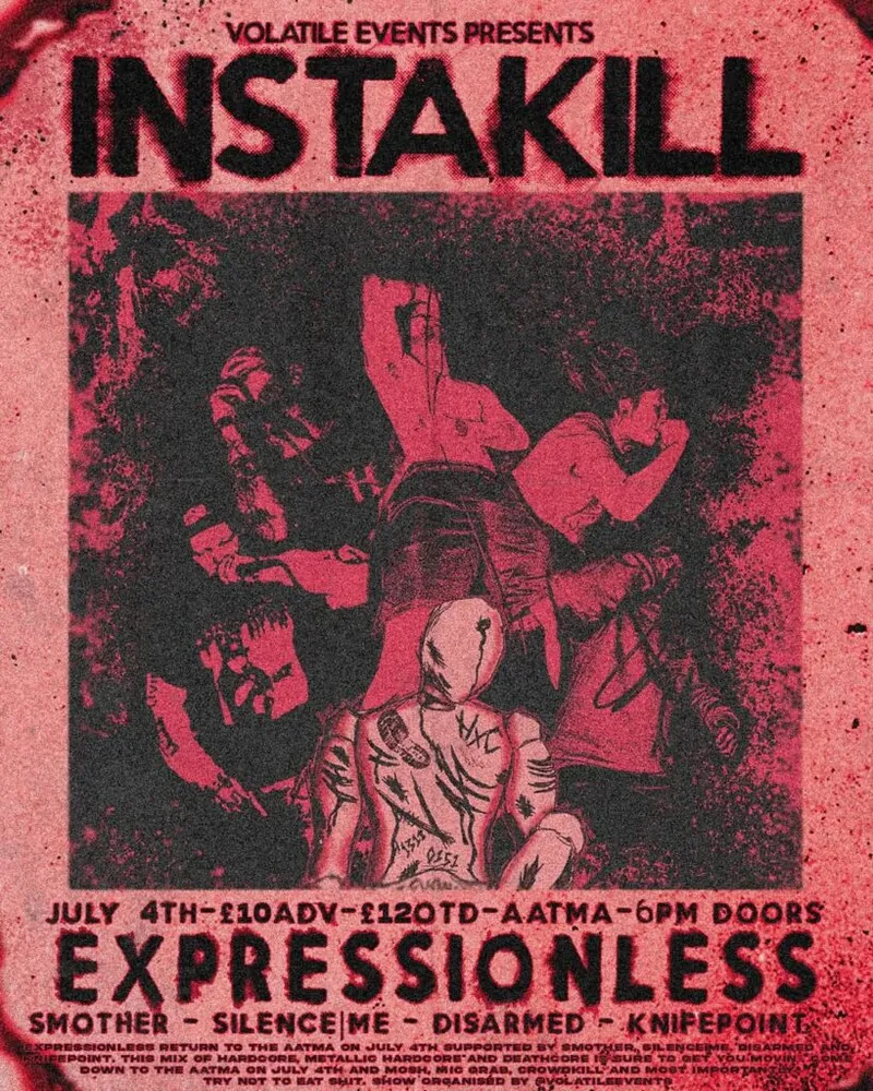 Instakill – Expressionless, Smother, Witherhorde, Disarmed and Knifepoint