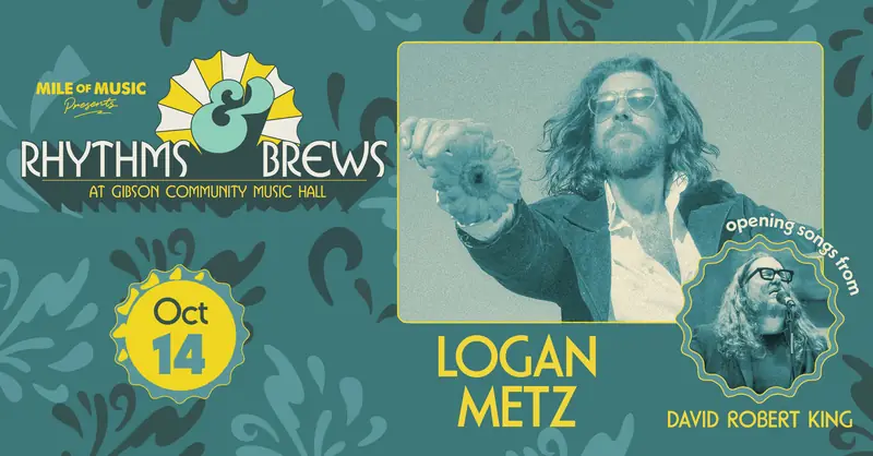 Rhythms and Brews: Logan Metz en Gibson Community Music Hall