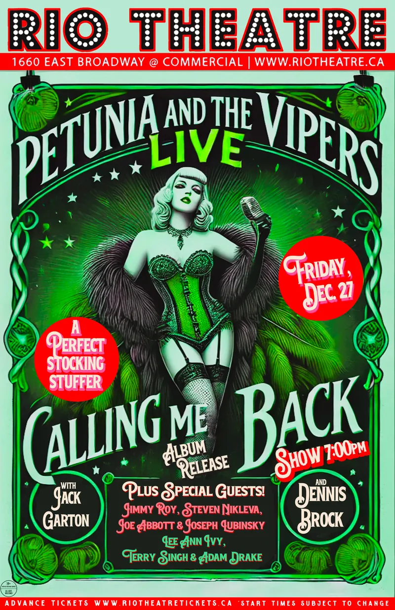 Petunia and the Vipers: ‘Calling Me Back’ Album Release