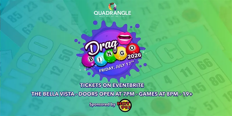 Drag Bingo 2026 - A Fundraiser for Quadrangle NL! at Bella Vista Events Venue