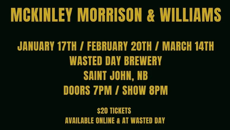 MCKINLEY MORRISON & WILLIAMS live @ WDB