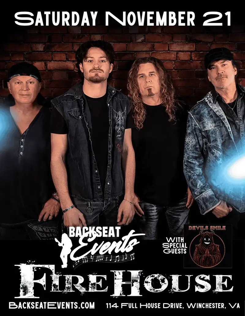 FireHouse: One Night of Rock en Backseat Events