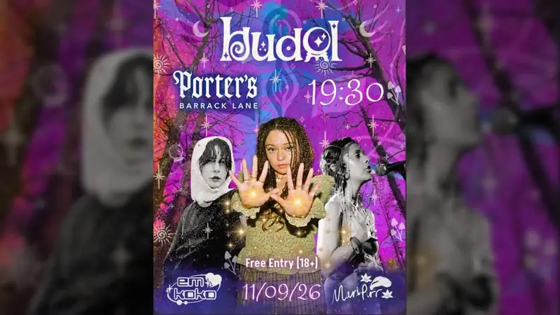 Porters Present’s: Hudol, Em Koko & Mari Purr à Porter's Cardiff