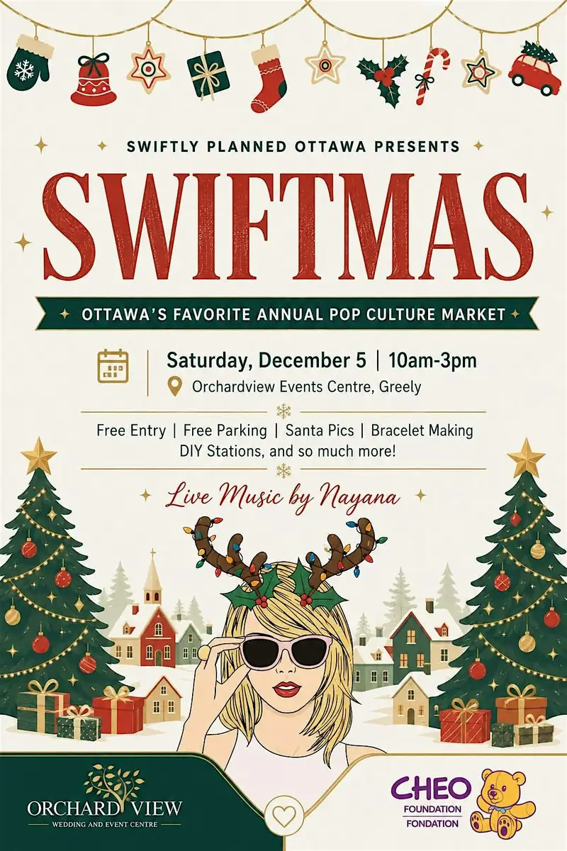 SWIFTMAS, Santa Pics & Live Music from Nayana à Orchard View Wedding & Event Centre