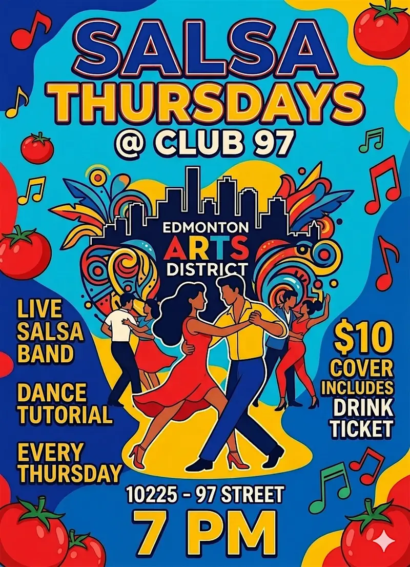 Salsa Thursdays at Club 97: Live Salsa Band & Dance Lesson