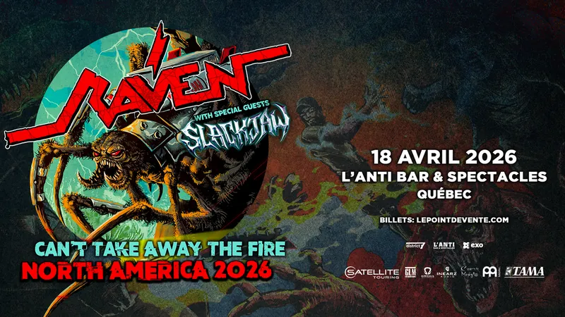 RAVEN avec Slackjaw at L'Anti Bar & Spectacles