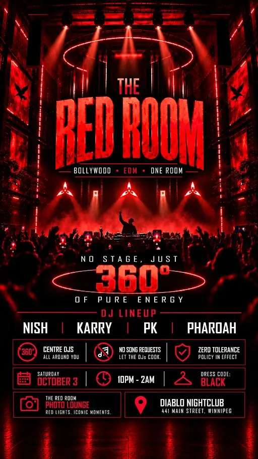 THE RED ROOM - BOLLYWOOD • EDM • ONE ROOM en 441 Main St