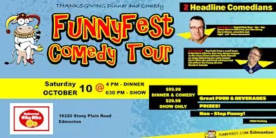 Thanksgiving Dinner and FUNNYFEST COMEDY Show - Restaurant Niko Niko en Restaurant Niko-Niko