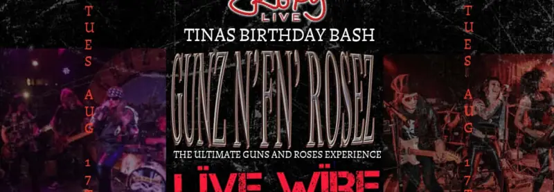 Gunz N' Fn' Rosez / Live Wire at The Roxy