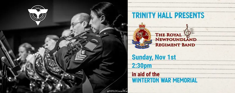 Royal Newfoundland Regiment Band at Trinity Hall Inc.