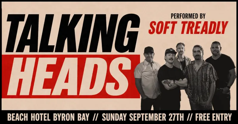 Soft Treadly performs TALKING HEADS en Beach Hotel
