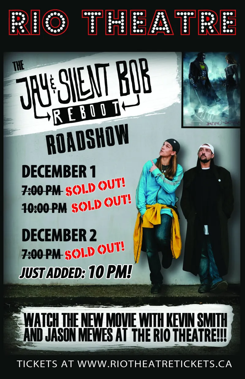 Jay and Silent Bob Reboot Roadshow à Rio Theatre