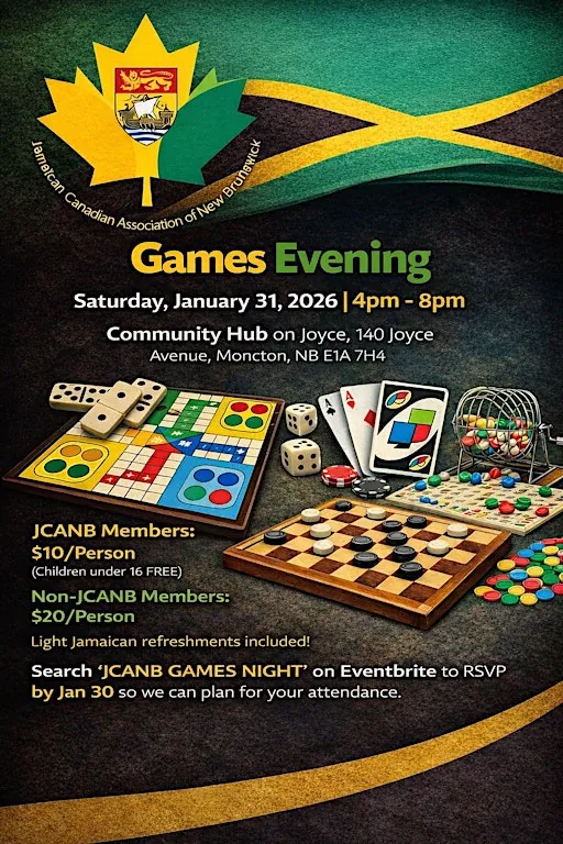 JCANB Games Night en 140 Joyce Ave