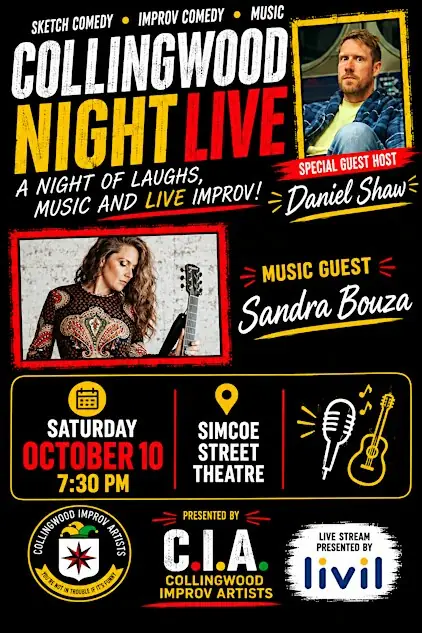 Collingwood Night Live en Simcoe Street Theatre