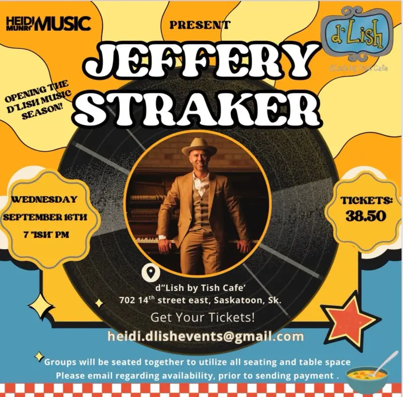Jeffery Straker in Concert à D'Lish by Tish Cafe