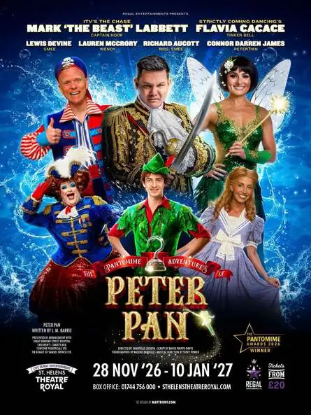 THE PANTOMIME ADVENTURES OF PETER PAN à St Helens Theatre Royal