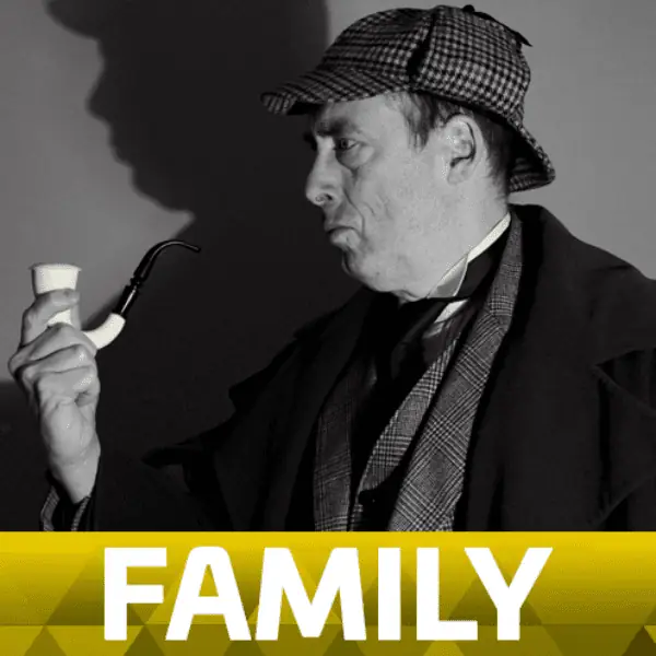 Holmes and Watson and The Curious Case of the Masked Magician