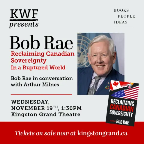 Bob Rae en Kingston Grand Theatre - Rosen Auditorium