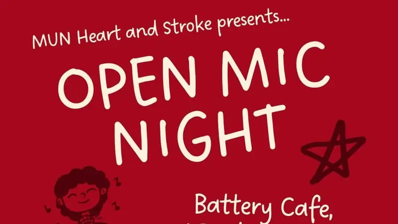 MUN Heart & Stroke Club Open Mic at The Battery Cafe