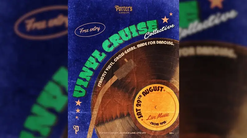 Vinyl Cruise Collective at Porter's à Porter's Cardiff