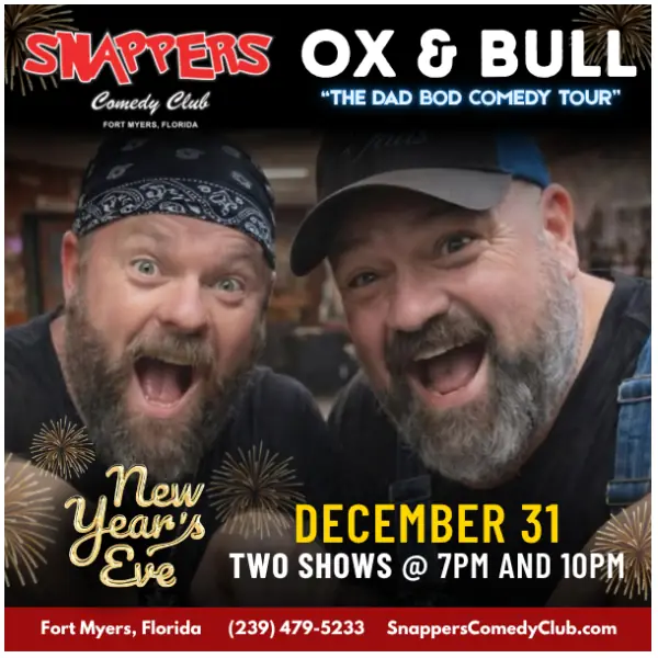 OX and Bull - NEW YEARS EVE! at Snapper's Comedy Club