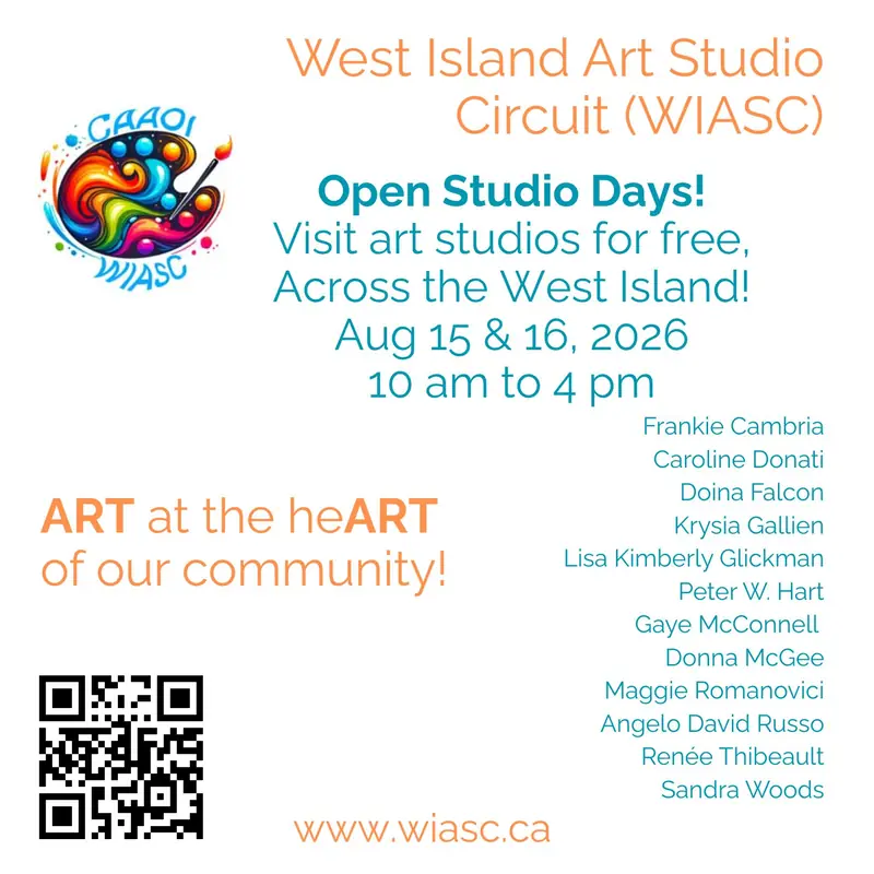 Open Studio Days – West Island Art Studio Circuit (WIASC) at Montreal