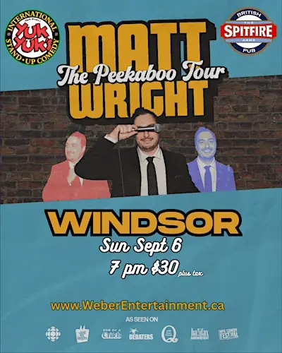 WINDSOR, Yuk Yuks presents MATT WRIGHT à The Spitfire Arms Alehouse