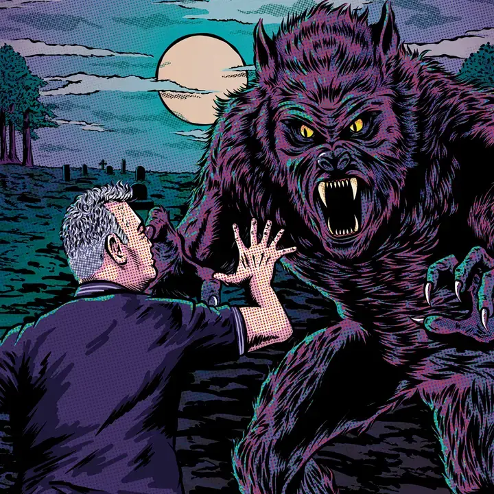 Stewart Lee vs The Man-Wulf