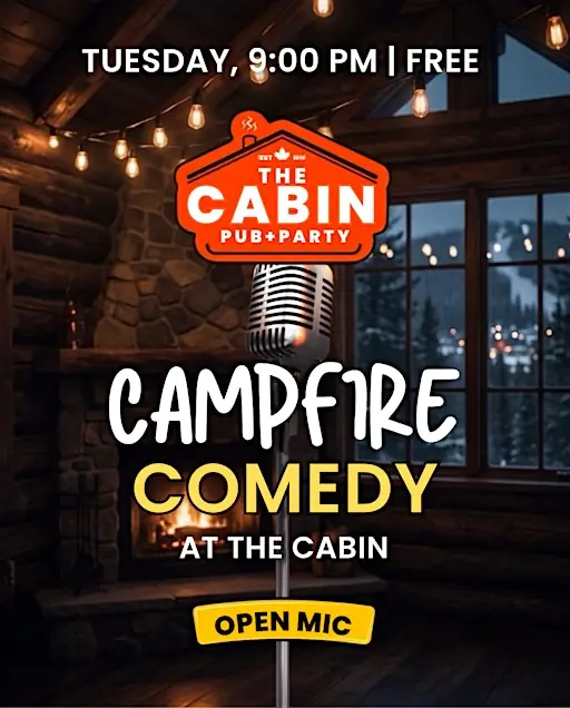 Comedy at the cabin ! ( campfire comedy ) à The Cabin Pub + Party