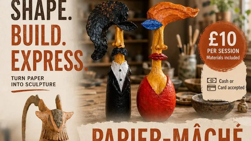 Papier-Mâché at Rising Sun Arts Centre