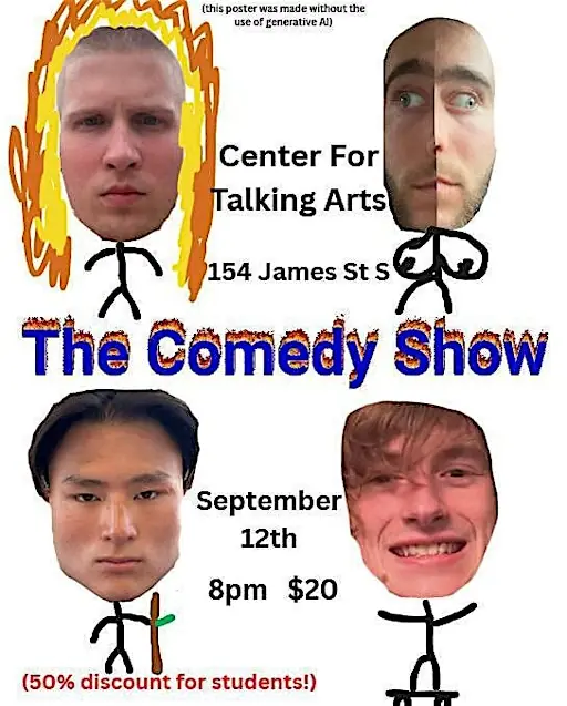 The Comedy Show - Students 50% OFF!! at Centre For Talking Arts
