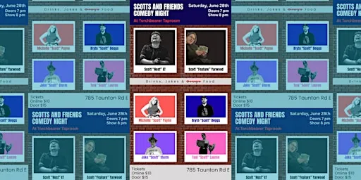 Scotts and Friends Comedy Night at The Torchbearer Taproom