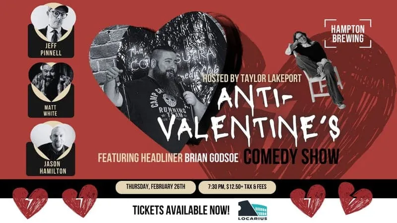 The ANTI-Valentines Day Comedy Show @ Hampton Brewing