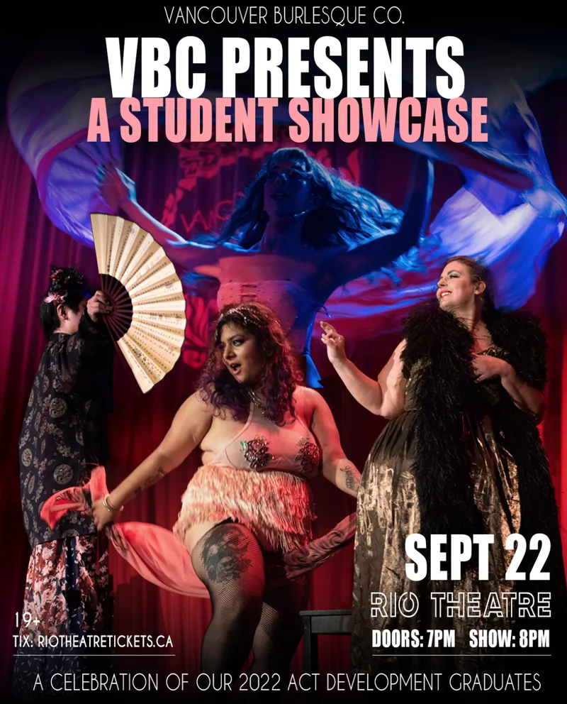 Vancouver Burlesque Co.’s Fall Student Showcase à Rio Theatre