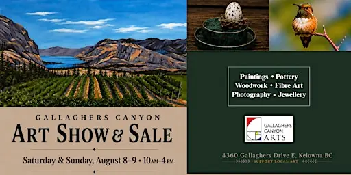 Gallaghers Canyon Art Show & Sale at 4360 Gallaghers Dr E