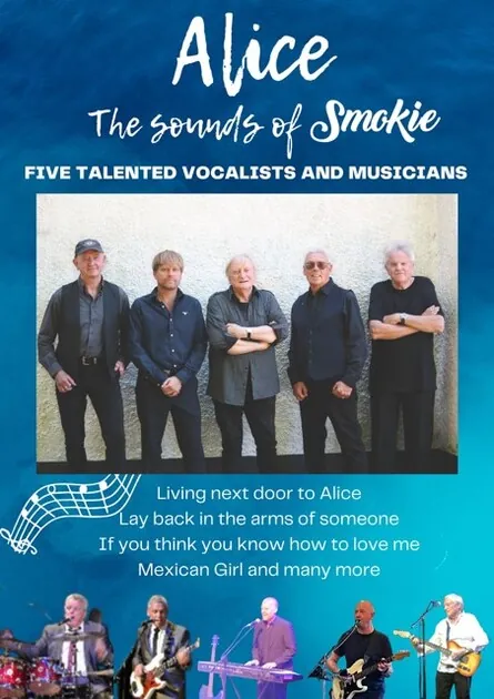 ALICE..SOUNDS OF "SMOKIE" at Hanger Farm Arts Centre