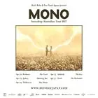 MONO "Snowdrop" Australian Tour 2027