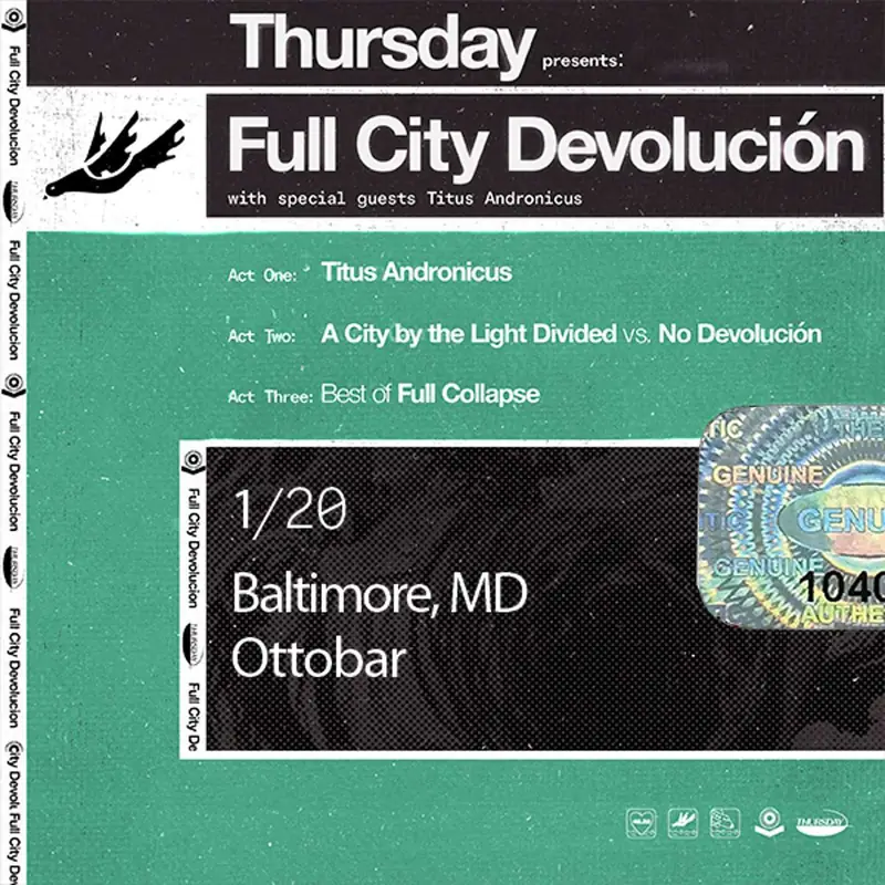 Thursday, Titus Andronicus at Ottobar
