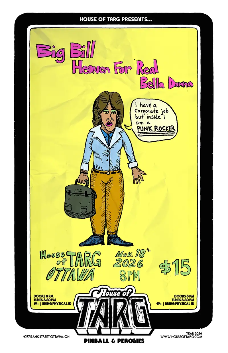BIG BILL (Austin Punk/Art Rock) à House of TARG