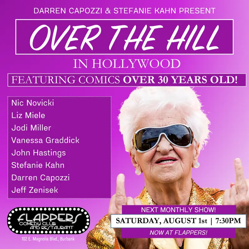 Over The Hill à Flappers Comedy Club