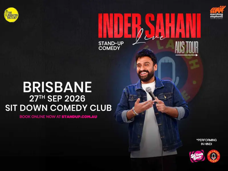 Inder Sahani LIVE! à Sit Down Comedy Club