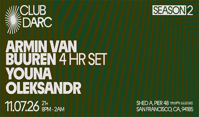 Armin van Buuren (4 HR Set) à Shed A at Pier 48