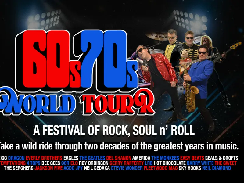The 60s 70s World Tour Show at Jetty Memorial Theatre